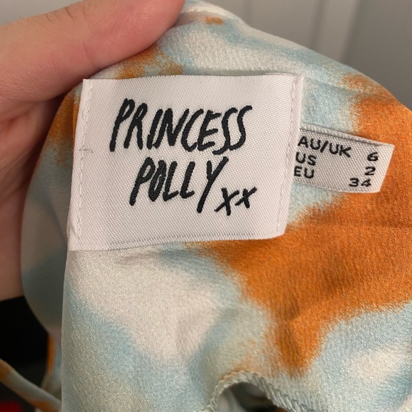 Princess Polly Atlanta Tie Dye Mint Mini Dress - Picture 4 of 4